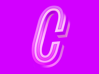 126/365 C graphism handlettering illustration ipad lettering lettrage logotype procreate type typography