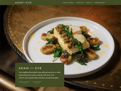 Adam and Eve Alnwick responsive responsive website design ui ux web design webflow website