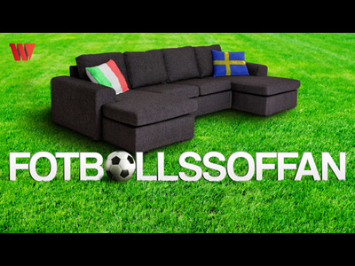 Fotbollssoffan2 couch field grass italy soccer sweden