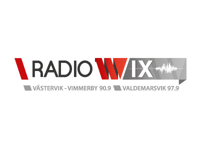 RadioWix logo casting logo logotype media radio sound