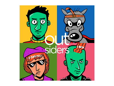 Outsiders art brazil draw illustrator instagram nostalgia rock serie trend tv white