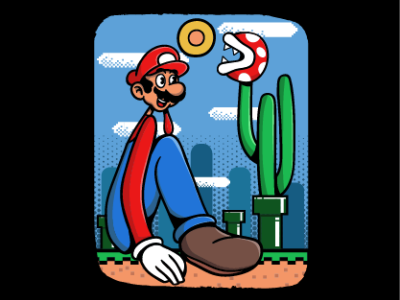 Mario art brazil futurism game mariobros nintendo