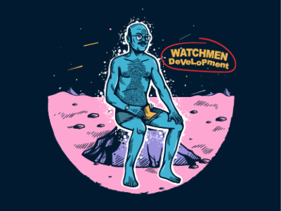 Watchmen Development adobeillustator arrested development art designer netflix series watchmen