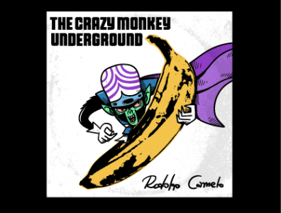 Monkey Crazy adobeillustator andy warhol art cartoon rock velvet