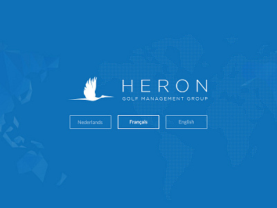 Heron - Language selection language language selection web webdesign