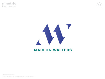 Marlon Walters, Ph. D. - Logo Design branding design graphic design logo vector