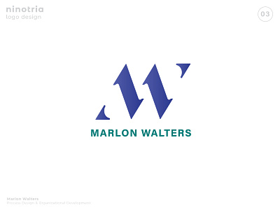 Marlon Walters, Ph. D. - Logo Design