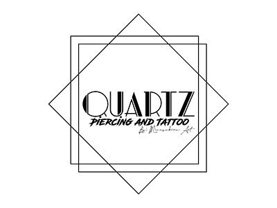 Quartz By Minazukiru.Art branding design graphic design logo typography vector