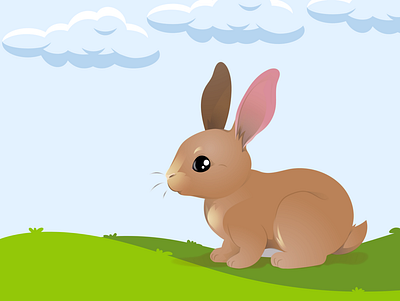 Rabbit Illustration.. design graphic design illustration illustration design rabbit illustration