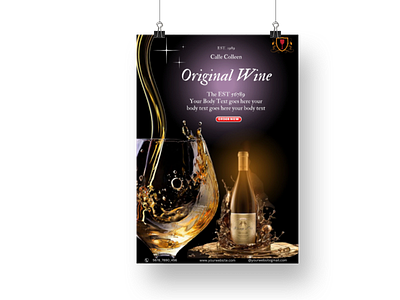 Wine Poster Design Template.....