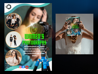 Photography Poster Template Designed for Studios... advertising branding business template design graphic design photography poster design studio poster design templates