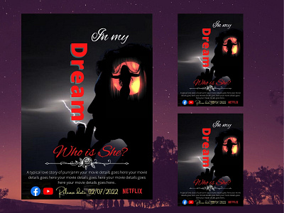 Poster Design - Horror Movie Poster Design.. advertising branding graphic design horror movie poster design movie poster design poster design