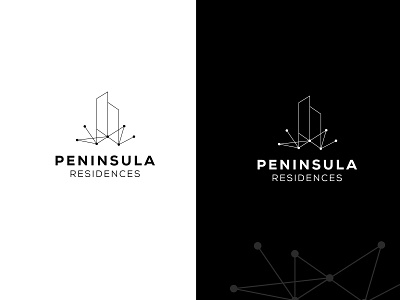Residences Logo Concept brand branding colorful connect design digital flat home house identity logo ui vector
