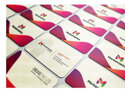 Letter M Marketing Logo Business card brand branding colorful design digital icon identity logo vector web