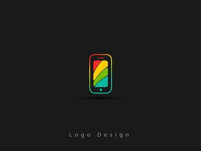 Colorful Application Logo app cellphone coding colored concept creative develop logo smartphone theme touch vector