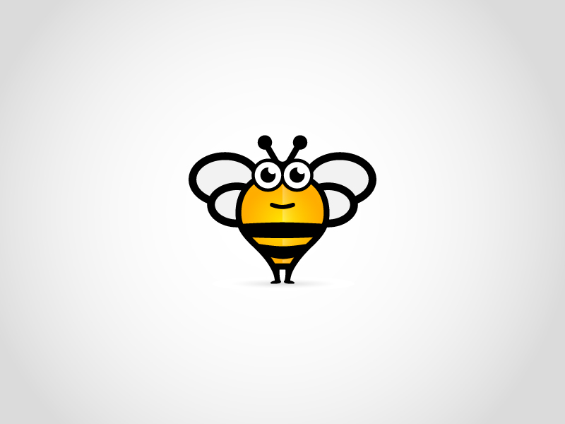 Download Big Bee Logo by Nasir iqbal on Dribbble