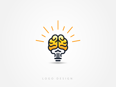 Creative Idea Logo Template artistic logo brain idea bulb creative logo designer logo developer logo geeky genius logo imaginative inspired inventive logo mastermind