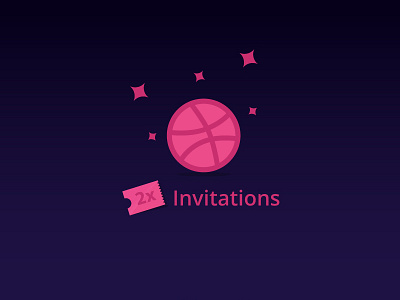 2x Dribbble Invites : Updated 2x draft dribbble invitations invites player portfolio shots