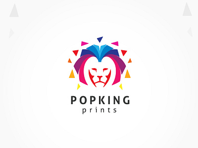 Colorful Lion King Logo