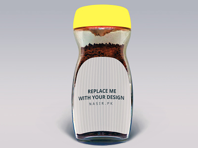 PSD Coffee Jar Mock-Up