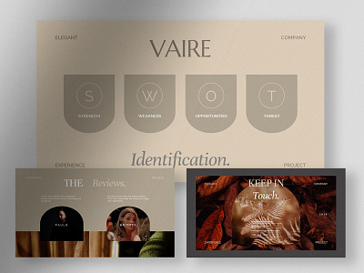 Vaire - Elegant Company Profile PPT #5 app branding design graphic design illustration logo typography ui ux vector