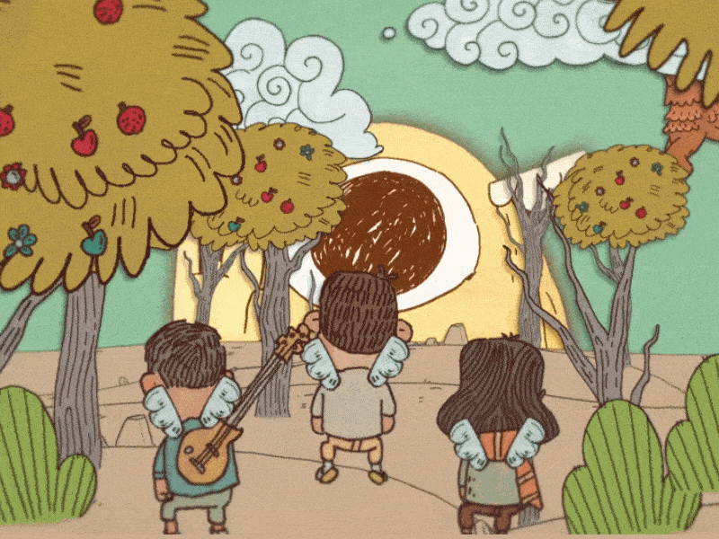 To the Sun calm cartoon childrens illustration colorful design fun illustration playful
