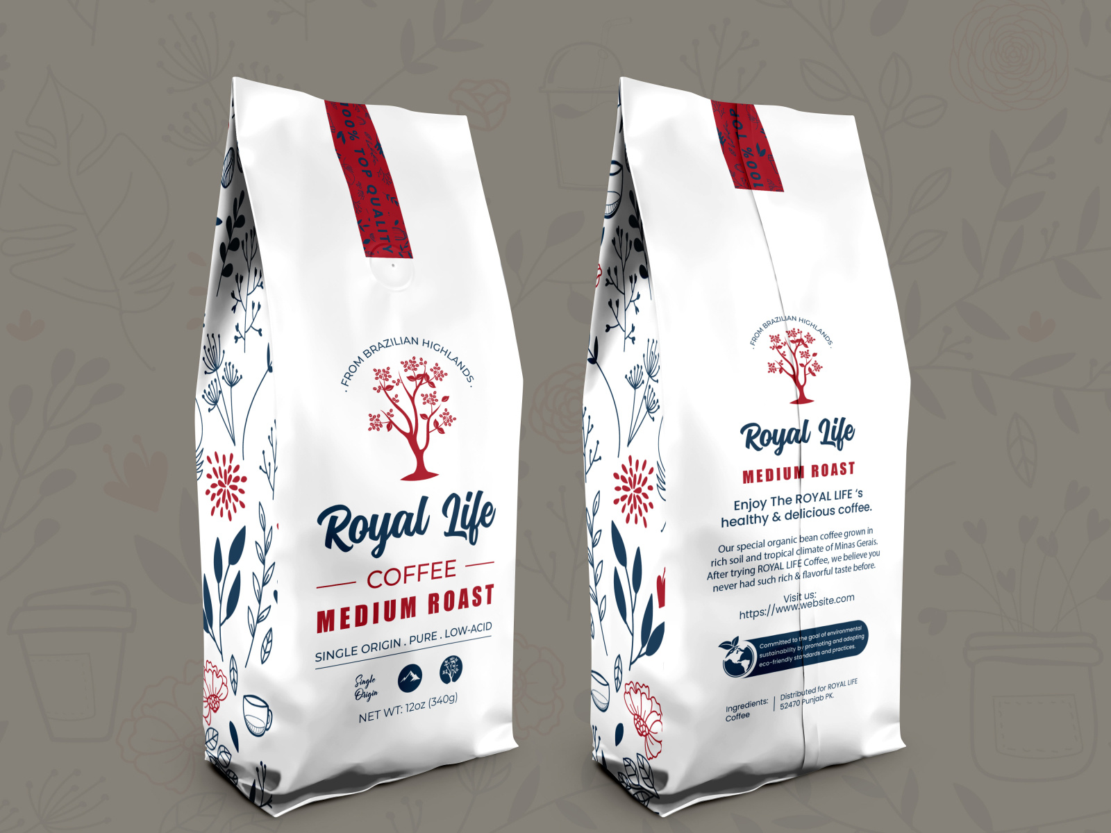 Coffee Packaging & Label Designing by Muhammad Anas on Dribbble