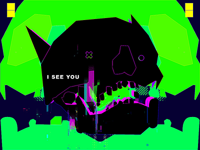 PL02. I SEE YOU after affects ai animation brand brand identity branding design glitch glitchart illustration logo motion motion graphics motiondesign movement rgb type typography vector