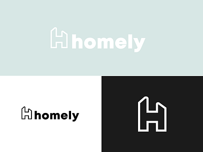 Homely Branding 🏡 branding homeware logo logo mark