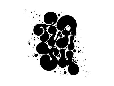 Typism illustrator ink lettering logo