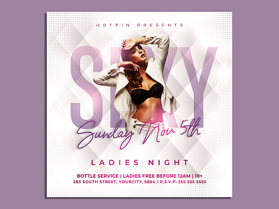 Ladies Night Flyer Template