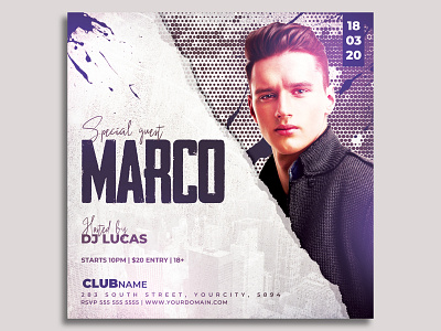 Guest Dj Flyer Template