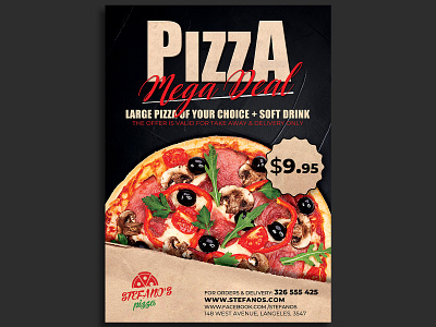 Pizza Offer Designs Themes Templates And Downloadable Graphic Elements On Dribbble