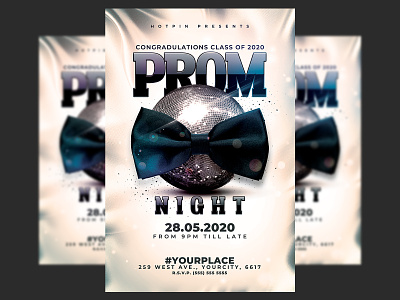 Prom Flyer Template club flyer college elegant event graduation invitation modern nightclub party flyer photoshop poster prom prom flyer prom invitation prom night prom party promotion psd school