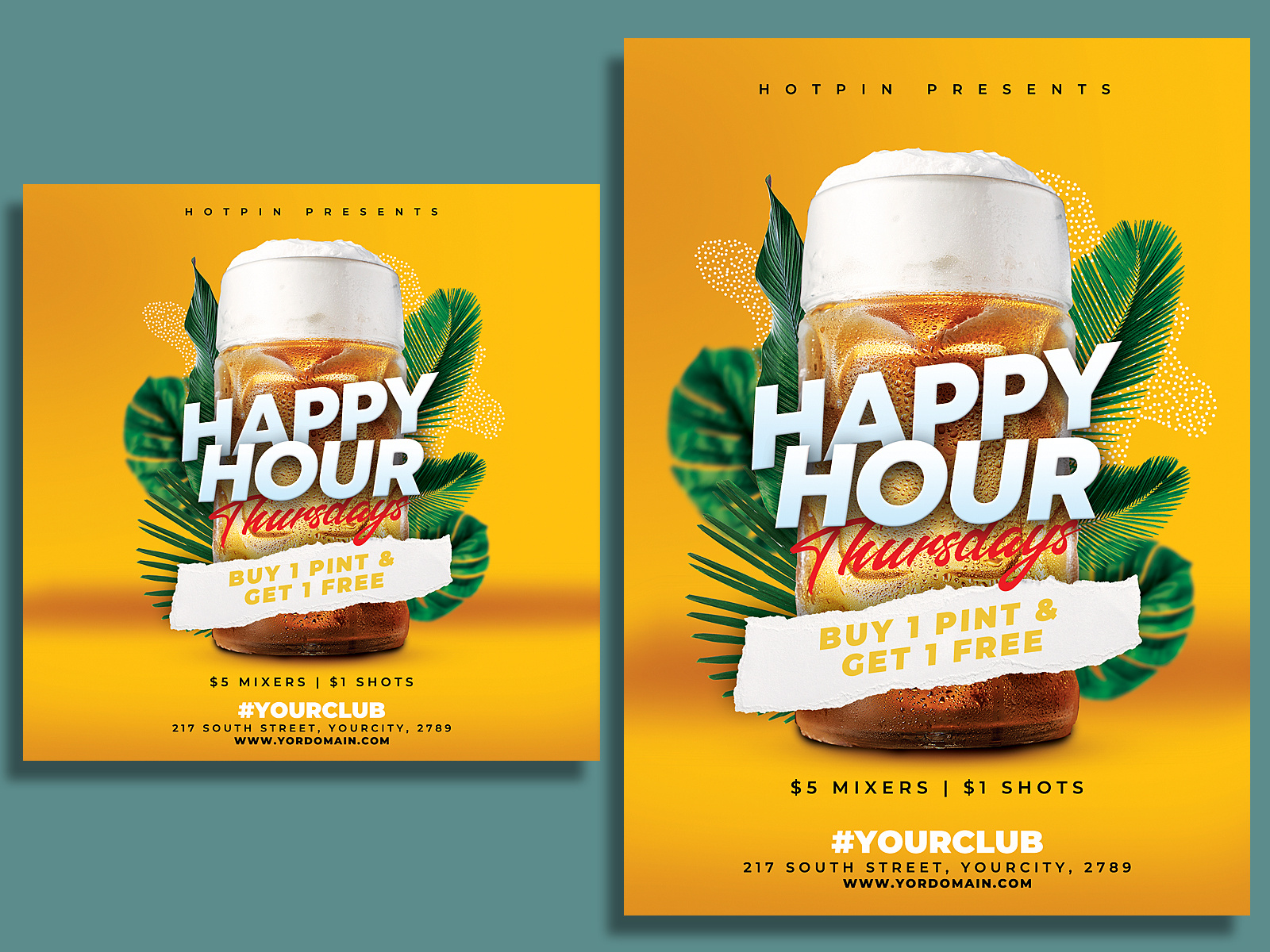 Download Free Happy Hour Party Psd Flyer Template - vrogue.co 