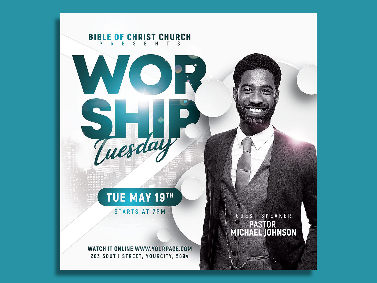 Church Flyer Template by Hotpin on Dribbble