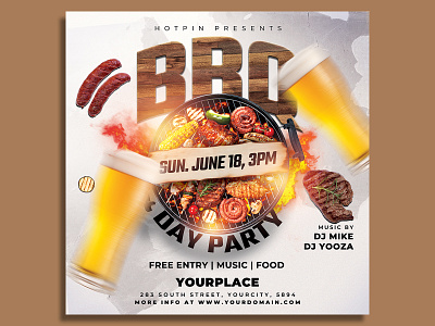 Barbecue Bbq Flyer Template