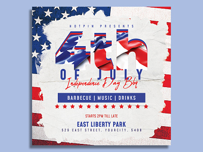 Independence Day Flyer Template 4th july 4th july flyer 4th of july american american flag barbecue bbq celebration club flyer dj flyer event fireworks flyer independence day instagram invitation memorial day party