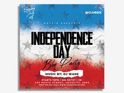Independence Day Flyer Template cm2 4th of july american american flag barbecue bbq club flyer event event flyer firework fireworks flyer template fourth of july independence day independence flyer instagram july 4th memorial day party party flyer