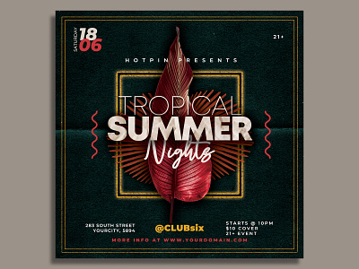 Summer Party Flyer Template