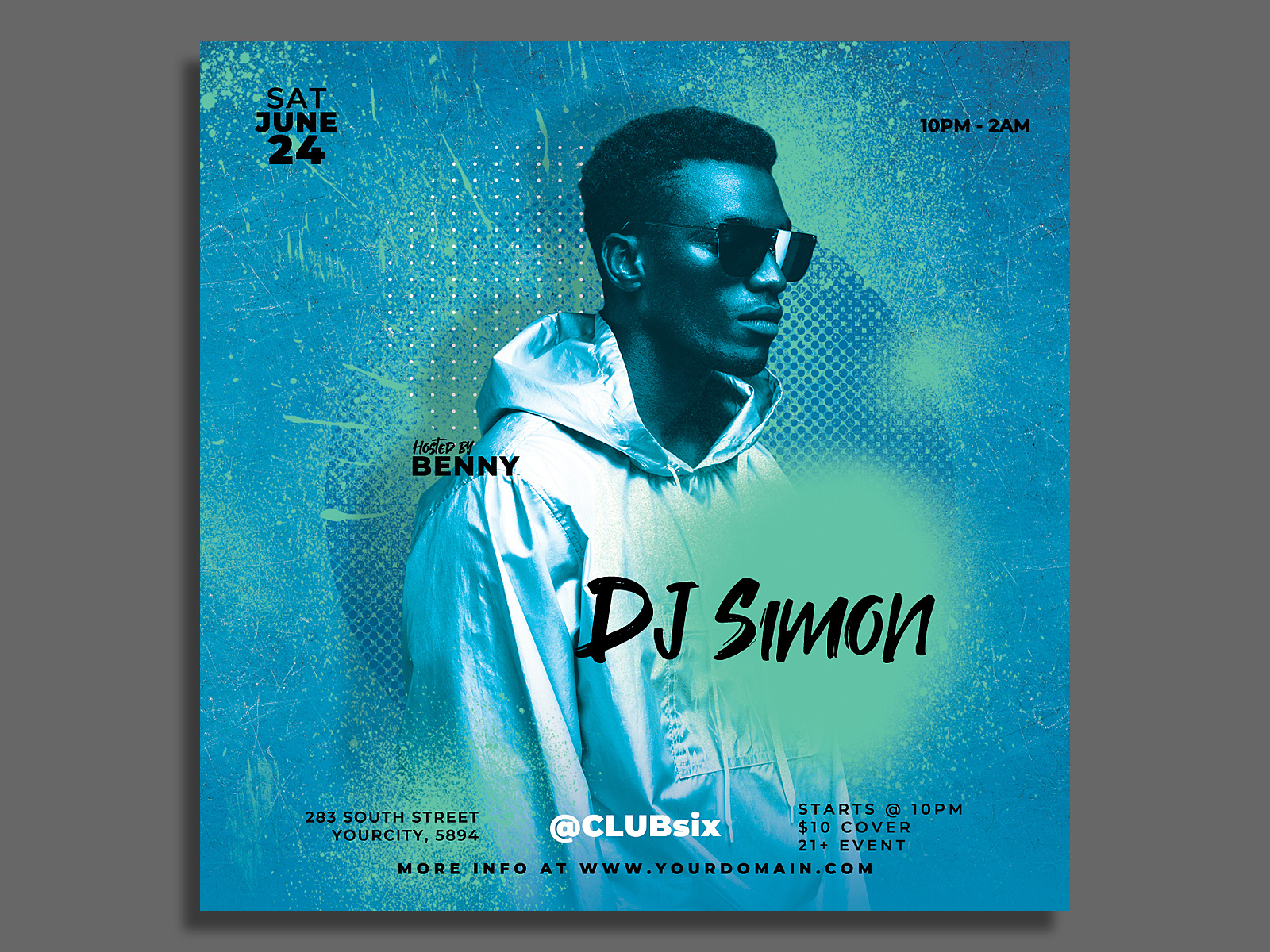 Dj Flyer Template By Hotpin On Dribbble