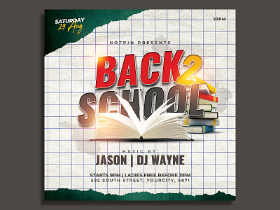 Back To School Flyer Template