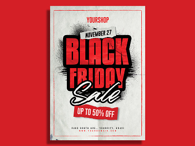 Black Friday Sale Flyer Template advertising black friday black friday poster christmas cyber monday flyer design flyer template holidays offers online shop poster poster template promotion sale sale flyer sales sales flyer shop shop flyer