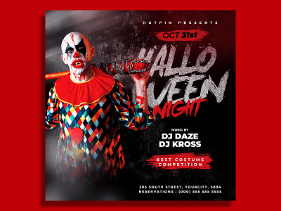 Halloween Party Flyer Template