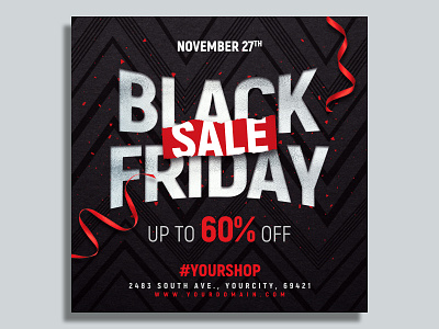 Black Friday Flyer Template