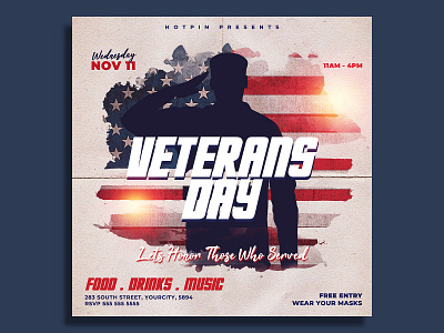 Veterans Day Flyer Template