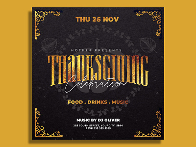 Thanksgiving Flyer Template