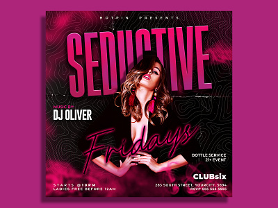 Night Club Flyer Template By Hotpin On Dribbble Night Club Flyer Template By Hotpin On Dribbble