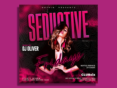 Night Club Flyer Template By Hotpin On Dribbble