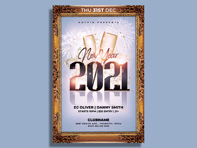 New Year Flyer Template